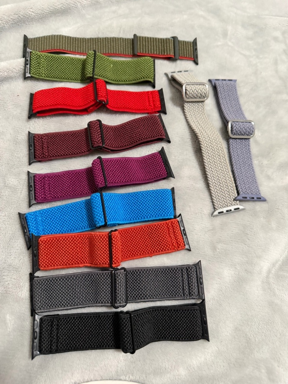 Colorful Woven Loop Apple Watch Bands - Multiple Colors